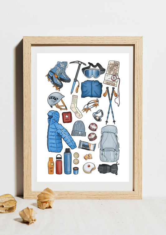 Winter Mountaineering - A4 or A3
