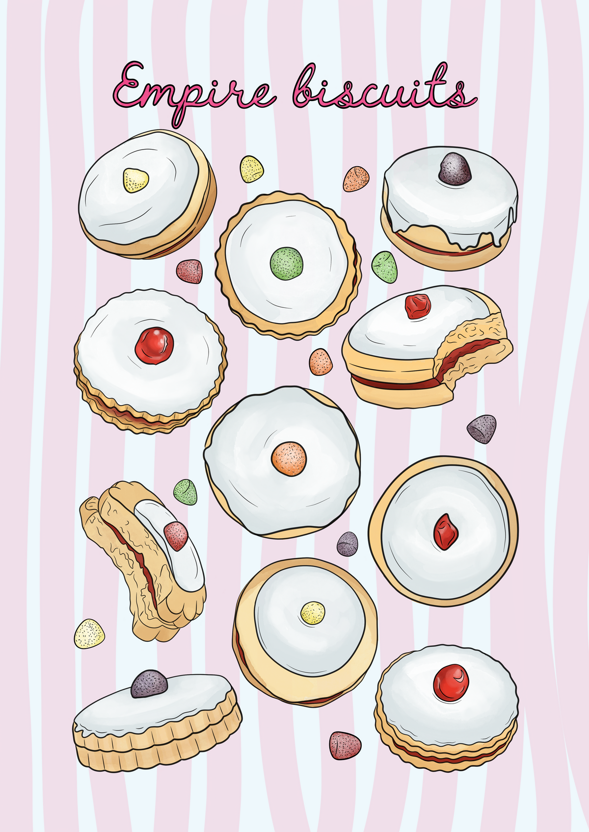 Empire Biscuits - A4 or A3