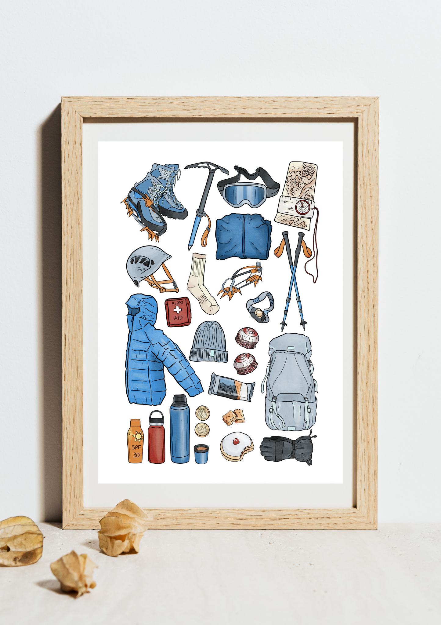 Winter Mountaineering - A4 or A3