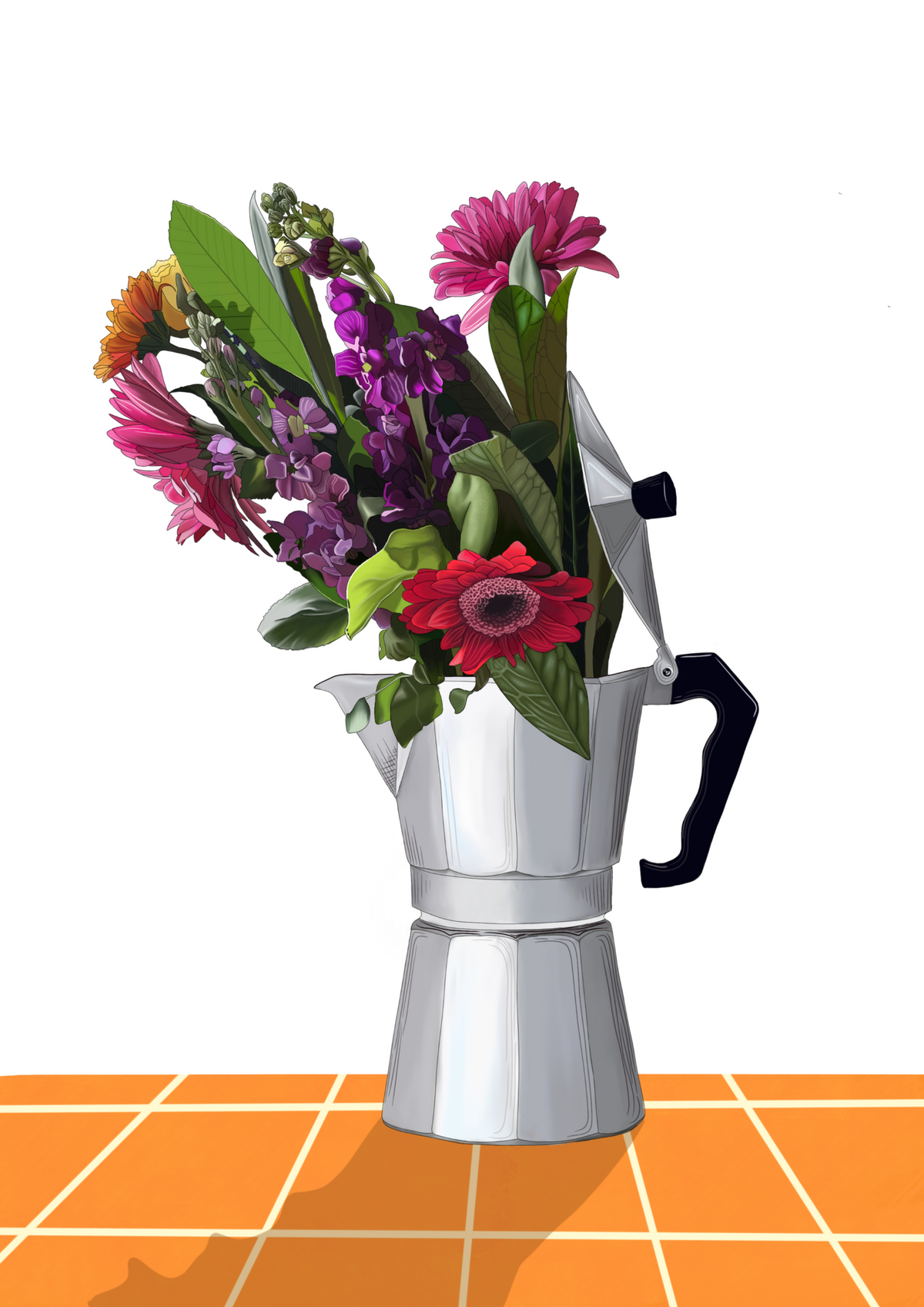 Flowers & Coffee- A4
