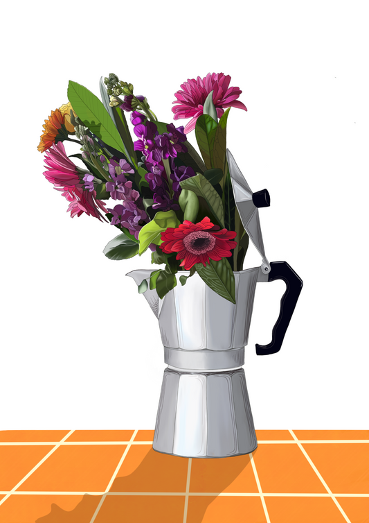 Flowers & Coffee- A4