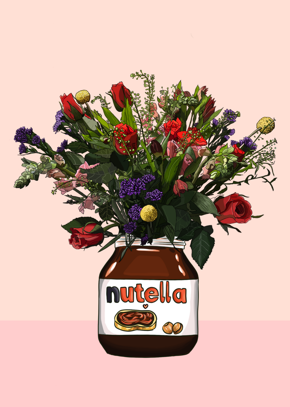 Nutella & Roses - A4